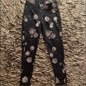 Torrid Black Floral Legging
